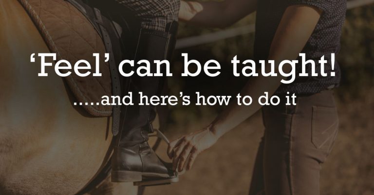How to teach “Feel”