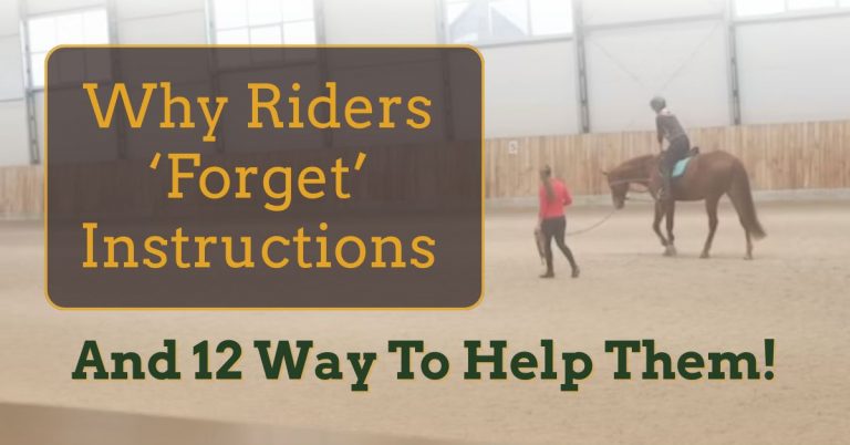 The ‘Forgetful’ Rider