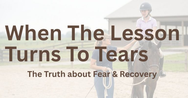 Rider fear and recovery
